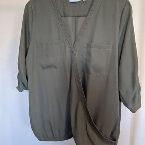 New York & Company Wrap Top